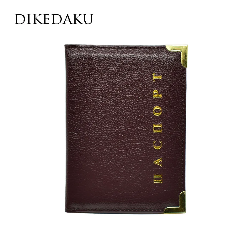 DIKEDAKU русские мужские кошельки для паспорта многофункциональные дорожные сумки