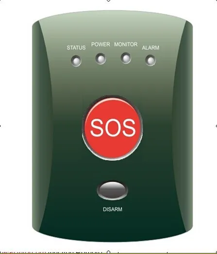 

GSM SOS Alarm Button (433/315,850/900/1800/1900MHZ) Emergency Alarm System