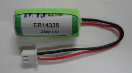 Горячая новинка ER14335 14335 3,6 V 2/3AA 1001 MAh-1601 MAh литиевая батарея Высокая производительность PLC управление в литий-ионная разъем для аккумуляторов