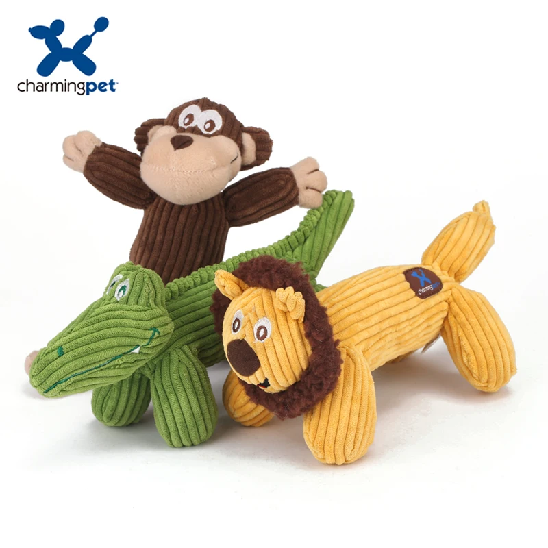 

Charmingpet Toy Animal Shape Lion Monkey crocodile Sound toys