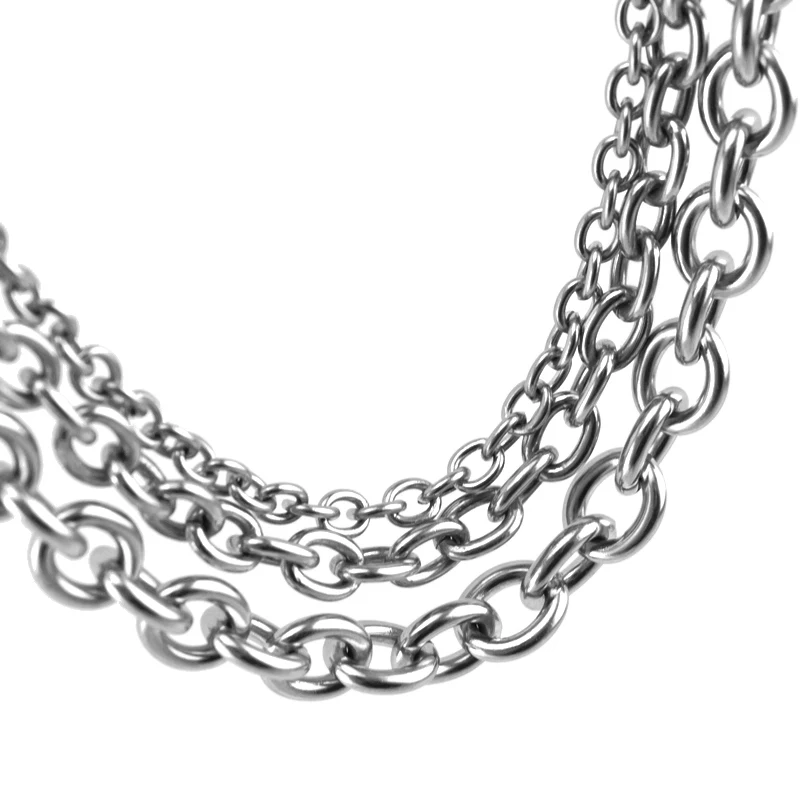 Stainless-steel-Punk-Rock-style-Big-Rolo-Bracelet-for-Men-set-3-in-1-Bracelet (2)