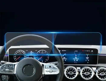 

Screen Protective Film for Benz A Class 2019 A180 A200 Car GPS Navigation Tempered Glass Screen Protector Stick Car Accessories