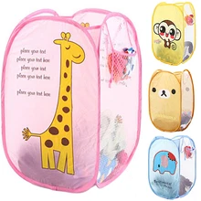New arrival Foldable Pop Up Laundry Basket Hamper Washing Clothes Bag Bin Mesh Storage Clothing Organizer