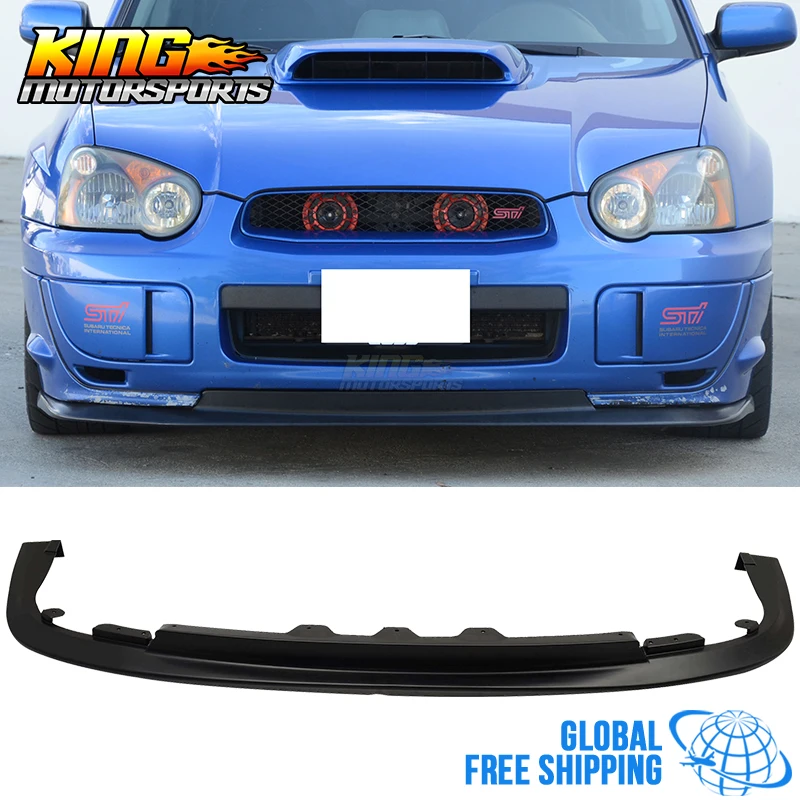 Подходит для 04-05 Subaru Impreza WRX STI V-Limited передний бампер для губ PP Global по всему миру