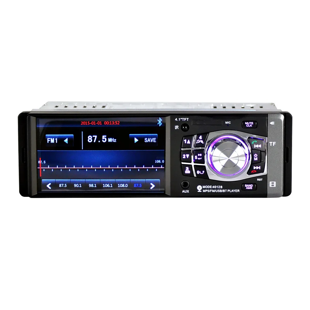 Автомагнитола с Bluetooth Mp3 MP5 DVD плеер автомобильный динамик Авторадио 1din SD/USB/TV аудио