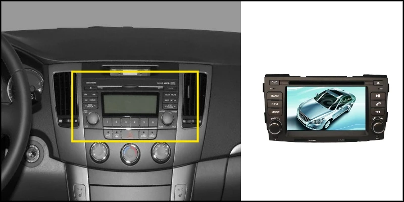 For HYUNDAI Sonata NFC 2009~2010 LiisLee Car Multimedia TV DVD GPS Audio Hi-Fi Radio Original Style Navigation Advanced NAVI 2
