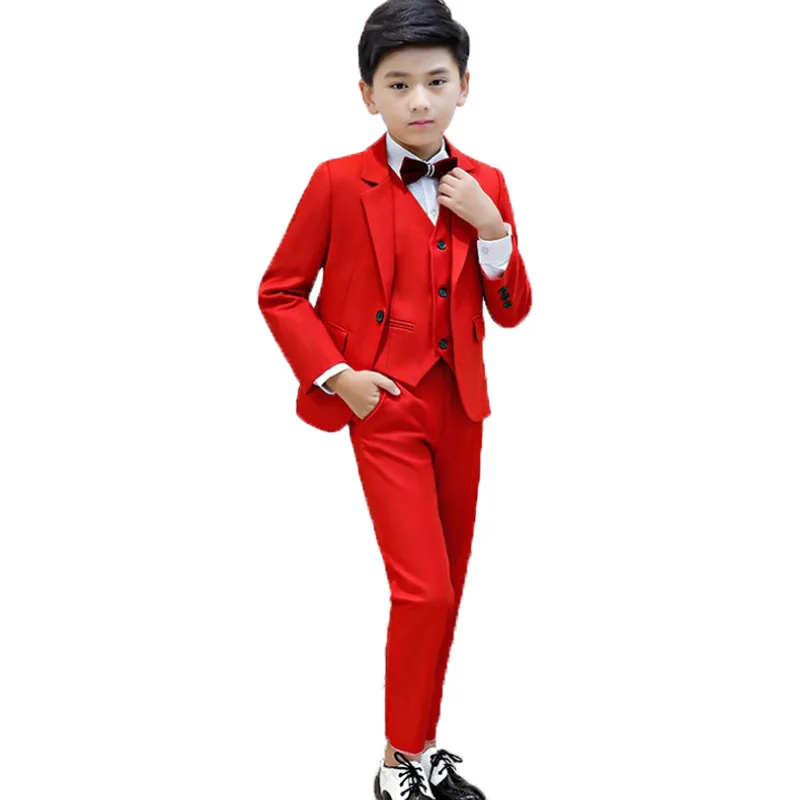 

Boys Suits for Weddings Kids Blazer Green Boys Prom Suits Children's Blazer Suit for Boy Jogging Garcon 3 Pcs/set L13