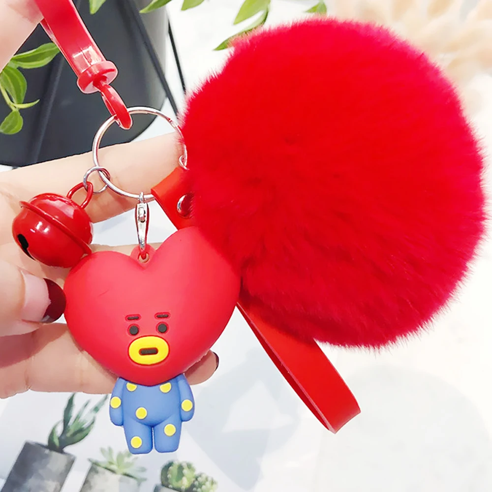 

Plush keychain cartoon COOKY Original Plush kpop Pillows Bangtan CHIMMY Plush Warm Bolster Tata CHIMMY SHOOKY