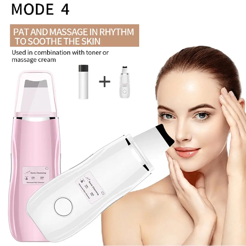 Facial Skin Scrubber Blackhead Remover Acne Extractors Facial Lifting Treatment Rechargeable Dermabrasion Skin Exfoliation