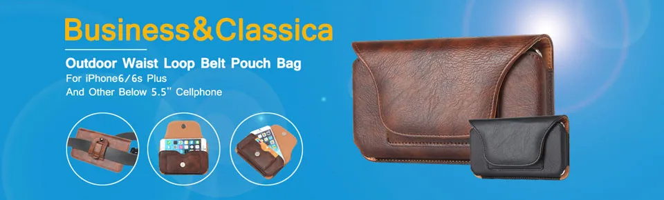 CHEZVOUS 4.7/5.2/5.5/6.0/6.3/6.4 inch Belt Clip Holster Leather Pouch Case for iPhone X XS MAX XR 8 7 6 plus 6s Cover Phone Bag iphone 8 clear case