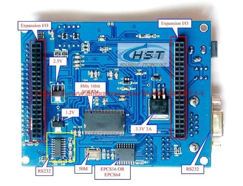 Бесплатная доставка CYCLONE3 CYCLONEIII EP3C25 NIOS2 FPGA Совет по развитию ver2.0 EP3C25Q240