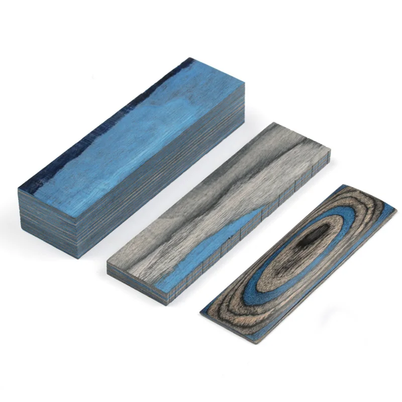 2pieces USA color Laminate wood knife handle DIY knives handle material