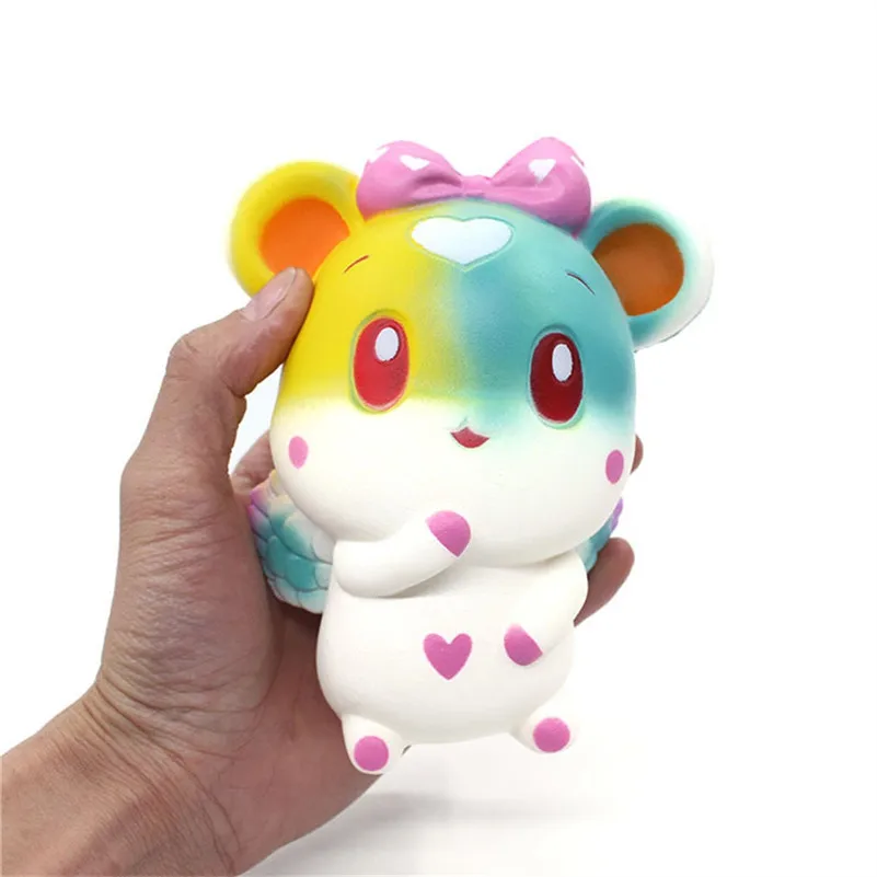 Squishies очаровательны мультфильм кролик замедлить рост фрукты Ароматические снятие стресса игрушечные лошадки белка swipes анти для kidD4