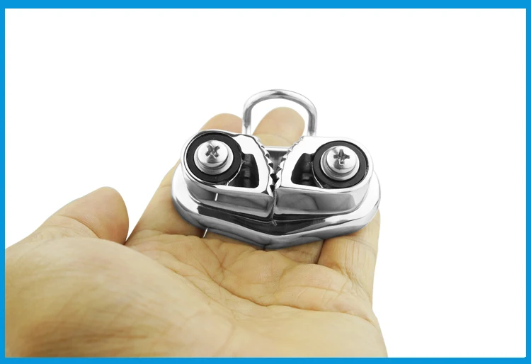 Grampo com Fio Inoxidável Anel Principal Barco Grampos Matic Fairlead Marinha Veleiro Caiaque Canoa Bote Aço 316 Cam Mod. 374408 7 Cheap Equip. marít.