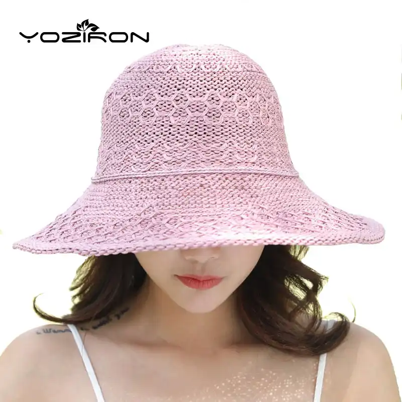 pink summer hat