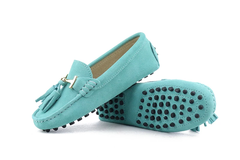 2022 100% Genuine leather Women flats New Brand Handmade Women Casual leather shoes Leather Moccasin Fashion Lady Driving Shoes