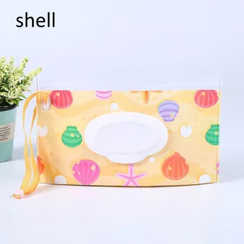 

1pcs24 * 14cm Wipes Bag Portable Wet Wipes Box Storage Box Tissue Box Napkin Holder Baby Wipes Portable Rope Cover