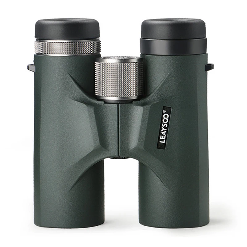 LEAYSOO 10X42 Binocular HD MC-Green Film Nitrogen Waterproof Phase Coating LII night vision Camping Hunting Telescope Binocular