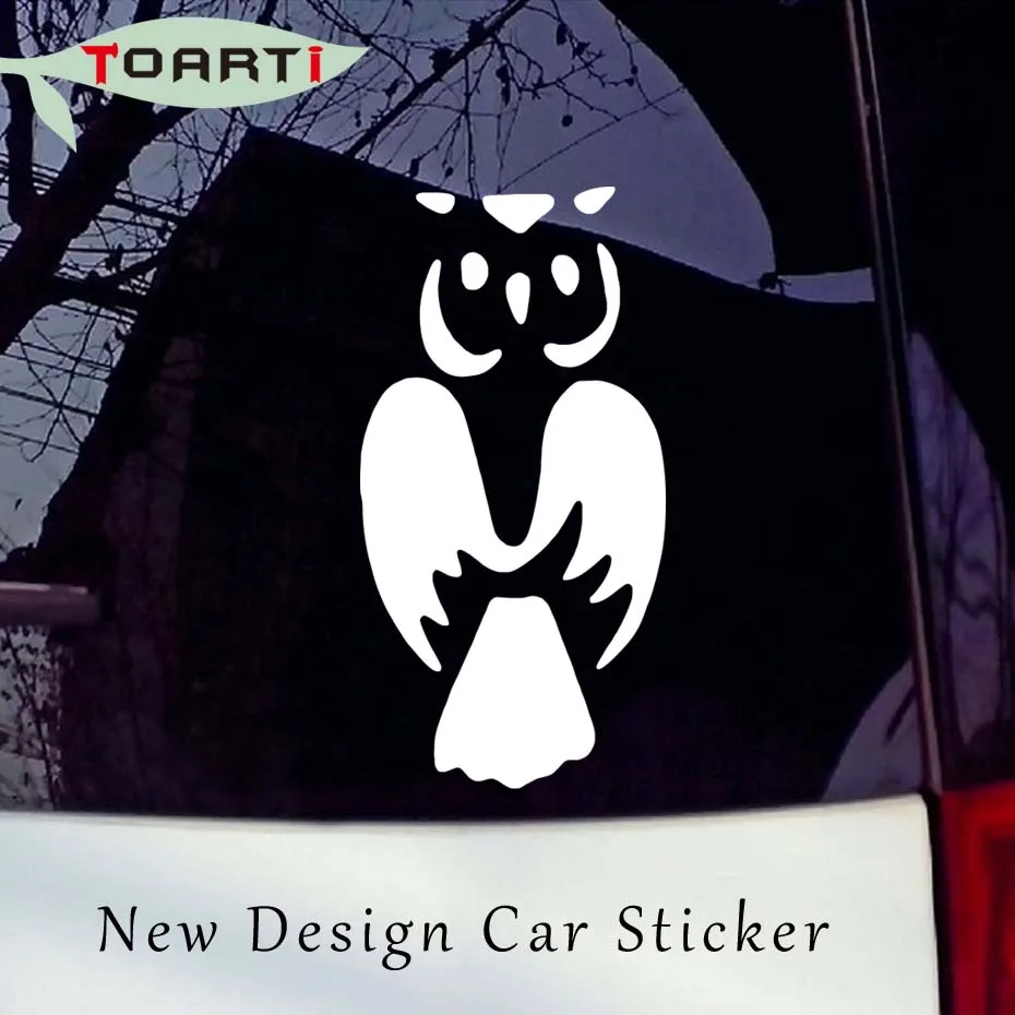

Cute Owl Car Sticker Cartoon Lovely Bird Car Sticker Car Removable Vinyl Adhesive Window Laptop Stickers For Auto Decoration