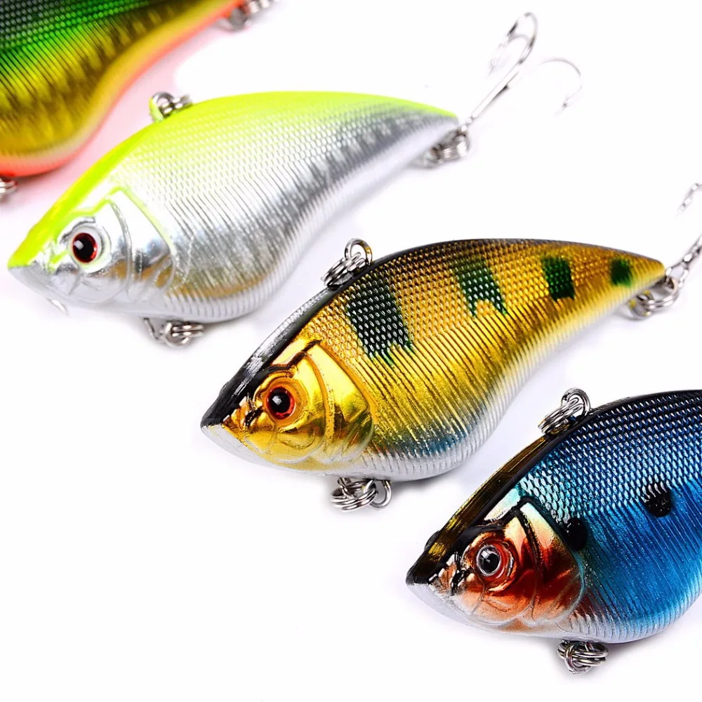 1 قطعة 7 سنتيمتر 16g المتذبذب الصيد السحر Rattlin هوك الصلب الاصطناعي البلاستيك VIB الطعم Crankbait جميع عمق الشتاء الجليد الصيد معالجة