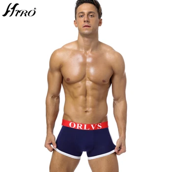 

2019 Fashion Brand Sexy Underwear Men Boxers Cotton Cueca Gay Underwear Male Boxer Shorts Man Convex Pants Slip Dropshipping