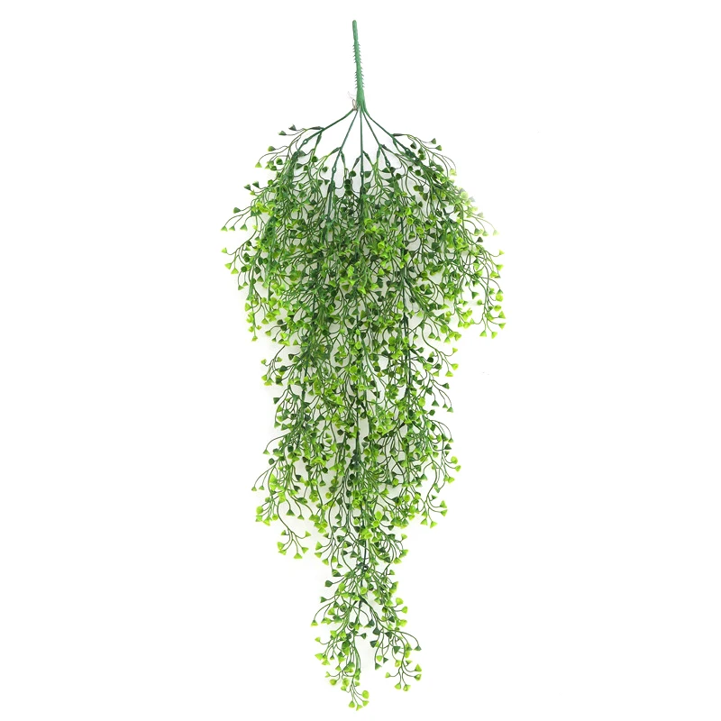 

New 80cm Artificial Flowers Simulation Vine Hanging Garland Plant Green Leaves Wedding Home Garden Decoration Dropshipping