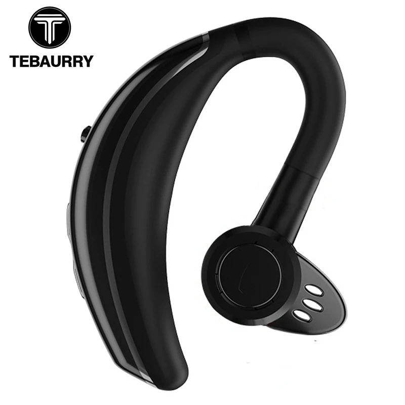 

Tebaurry News Business Bluetooth Headset Wireless Bluetooth Earphone Headphones with Mic HD sound for phone iphone Android