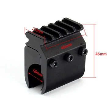 

20mm Weaver Picatinny Rail Base Adapter Rifle Barrel Mount Hunting Scope Converter Laser Sight Flashlight Mounts