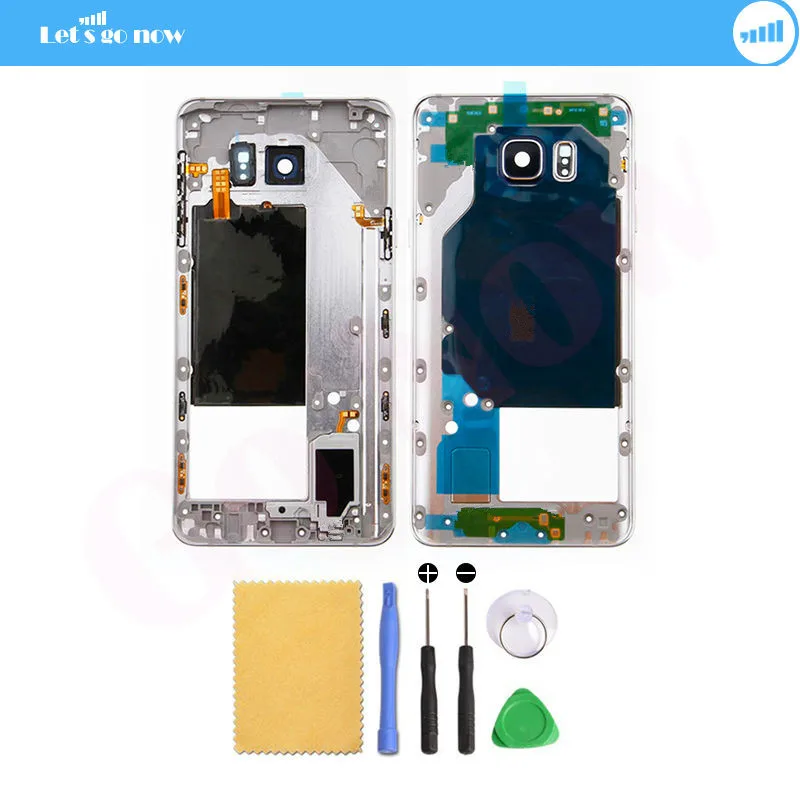 

FLPORIA Middle Frame For Samsung Galaxy Note 5 Note5 N920 N920F N920T N920A Middle Bezel Plate Housing New Replacement Part