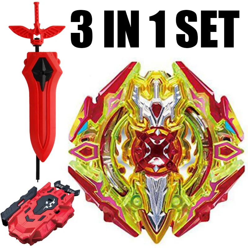 DARK BLOODY LONGINUS B-128 03 Beyblade BURST+RED String LR Launcher B-88 RARE
