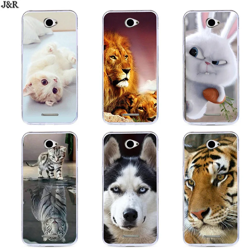 

Cover For Sony Xperia E4 E2104 E2105 Dual E2115 Silicone Case For Sony E4 E 4 Mobile Phone Bags Painted Cute For Sony Experia E4
