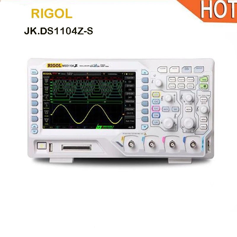 

RIGOL genuine DS1104Z-S digital 100MHZ + 25MHZ 1GSa / s DS1104Z-S oscilloscope 7 inches multi-strength 4 channels