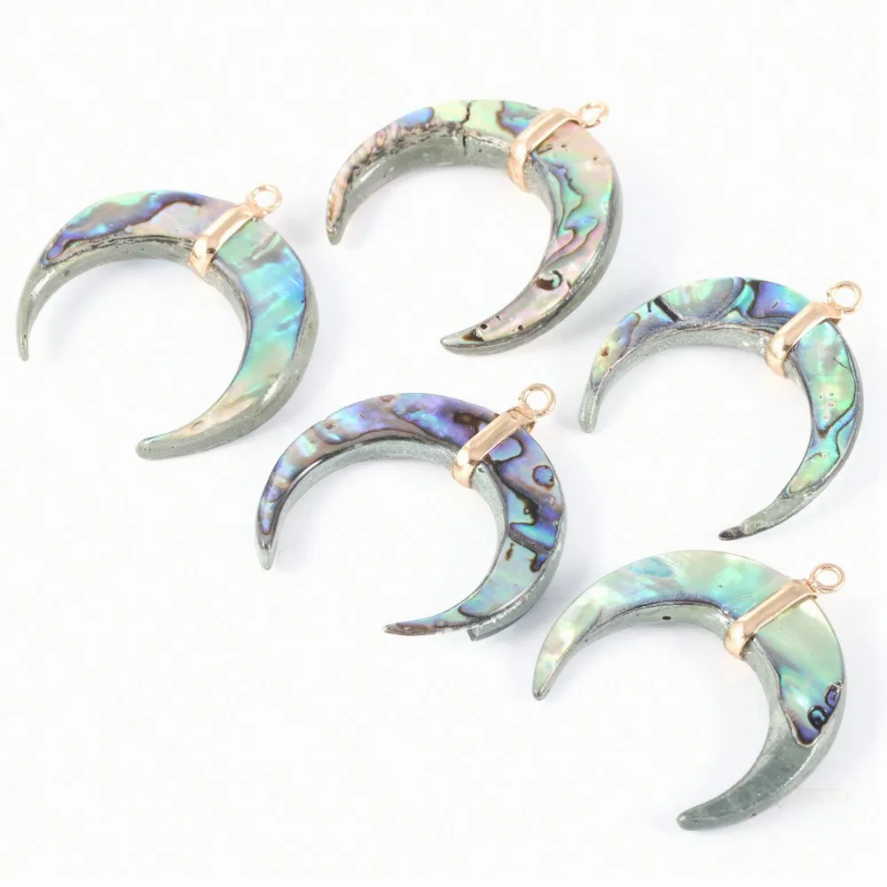 

Natural Pearl Fritillary Abalone Shell Pendant Fashion Jewelry DIY Necklace Pendant Jewelry Making 32*34mm