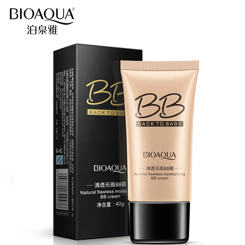 BIOAQUA Brand Natural Flawless BB Cream Makeup Brighten Concealer Oil control Refreshing Segregation Base Cosmetics 3