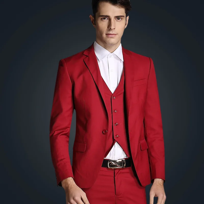 red prom dress and tux