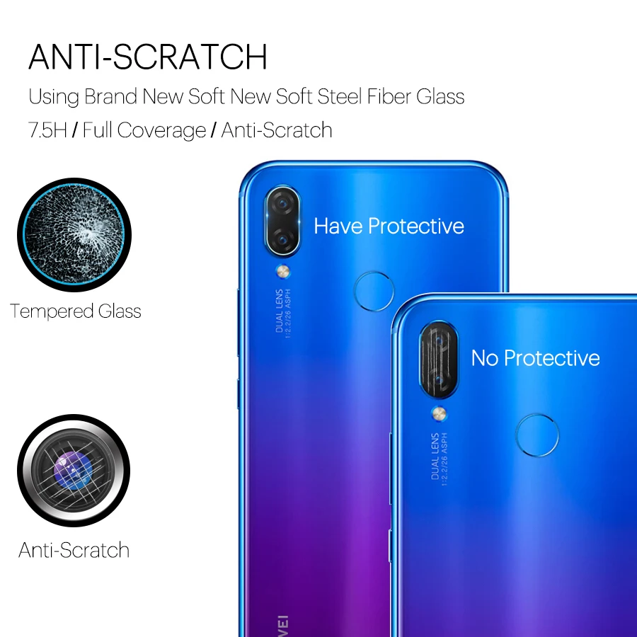 Закаленное стекло для объектива задней камеры Huawei mate 10 20 p20 lite pro nova 3i 3e honor