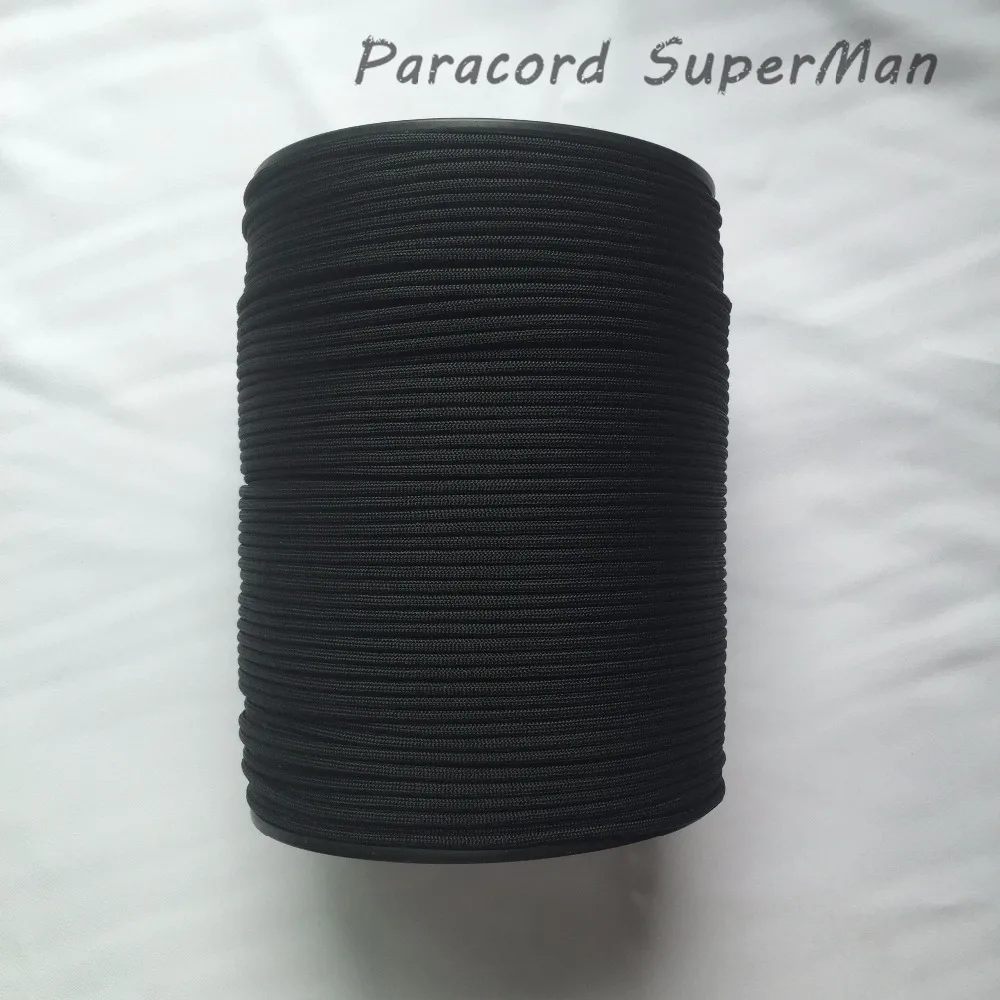 

2 SPOOLS 1000FT PER SPOOL 100% Nylon 550 Paracord Mil-Spec Type III Parachute Cord Lanyard Rope 7 Strand 75 COLORS choices