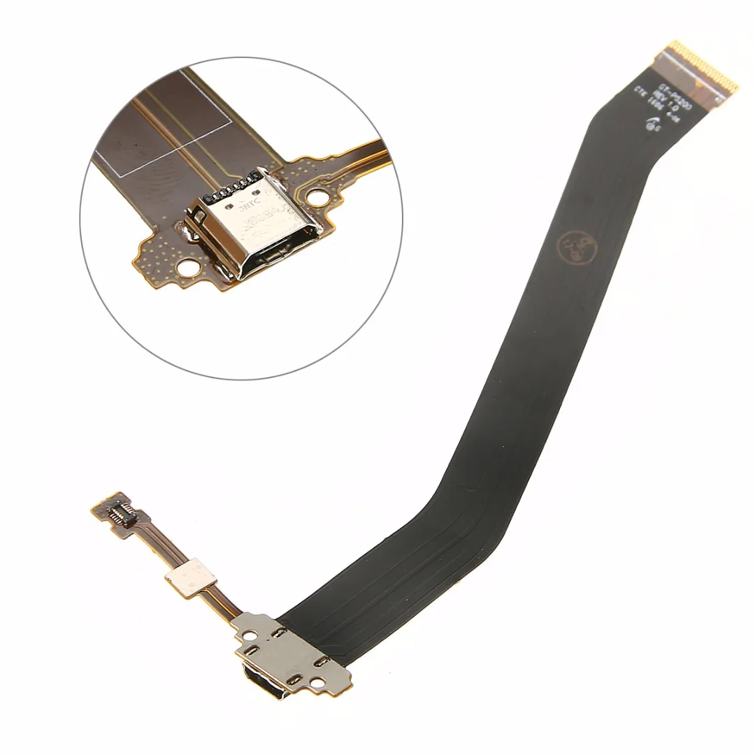 Высокое качество для samsung Galaxy Tab 3 10,1 P5200 P5210 USB зарядное устройство зарядный порт с микрофоном гибкий кабель