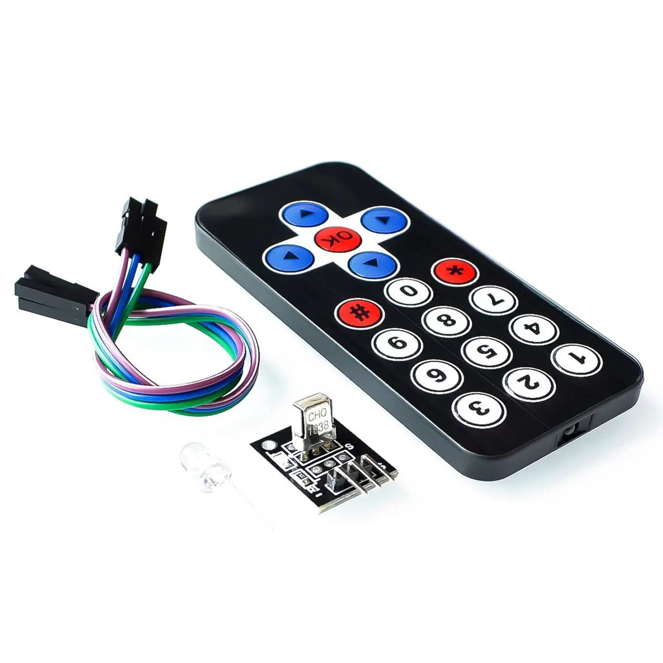 Инфракрасный ИК беспроводной модуль дистанционного управления наборы DIY Kit HX1838