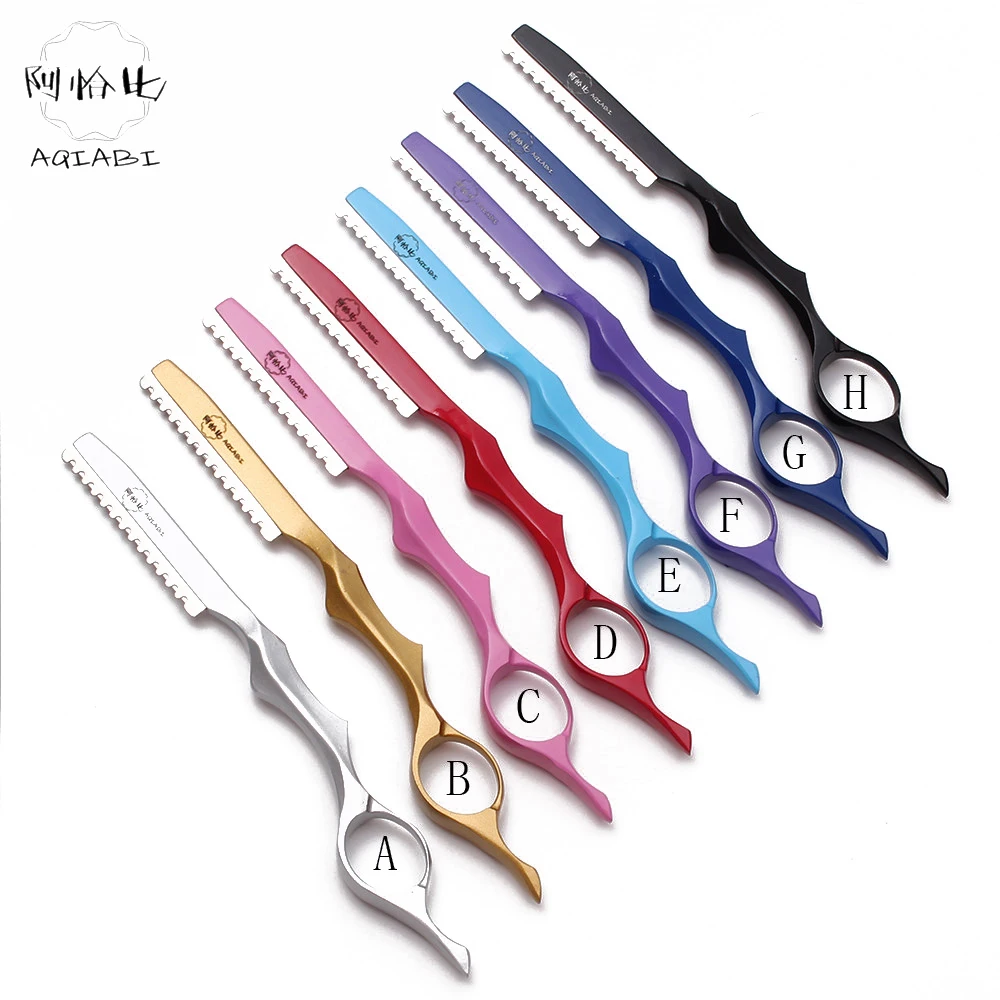 100Pcs AQIABI Wholesale Professional Barber Razor Blade Hair Razors Cut