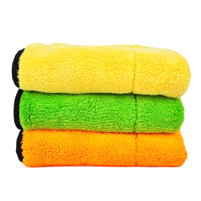 Super Absorbent Car Wash Microfiber Towel Cleaning Drying Cloth Thick Plush Wax Polishing Detailing Towels | Автомобили и