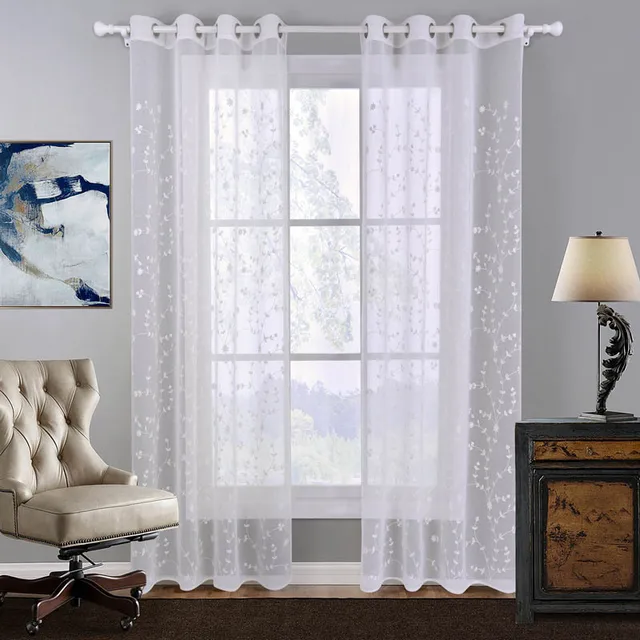 2 Styles Window Curtain Living Room Modern Home Goods Window Treatments
