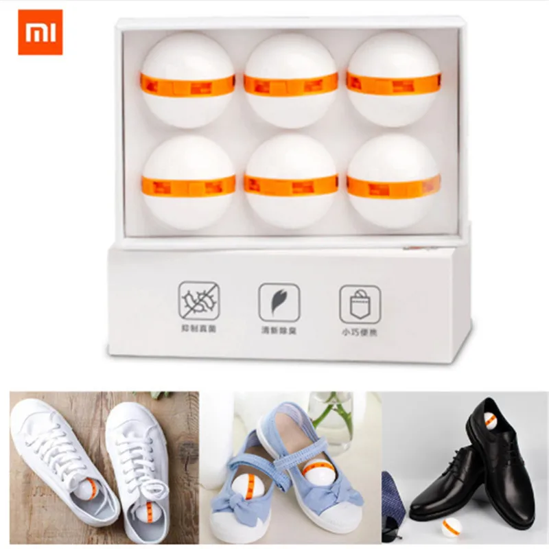 

Xiaomi mijia Clean Fresh Shoes Bacteriostasis and deodorization aroma Switchable Safe and easy to carry for family put shoes