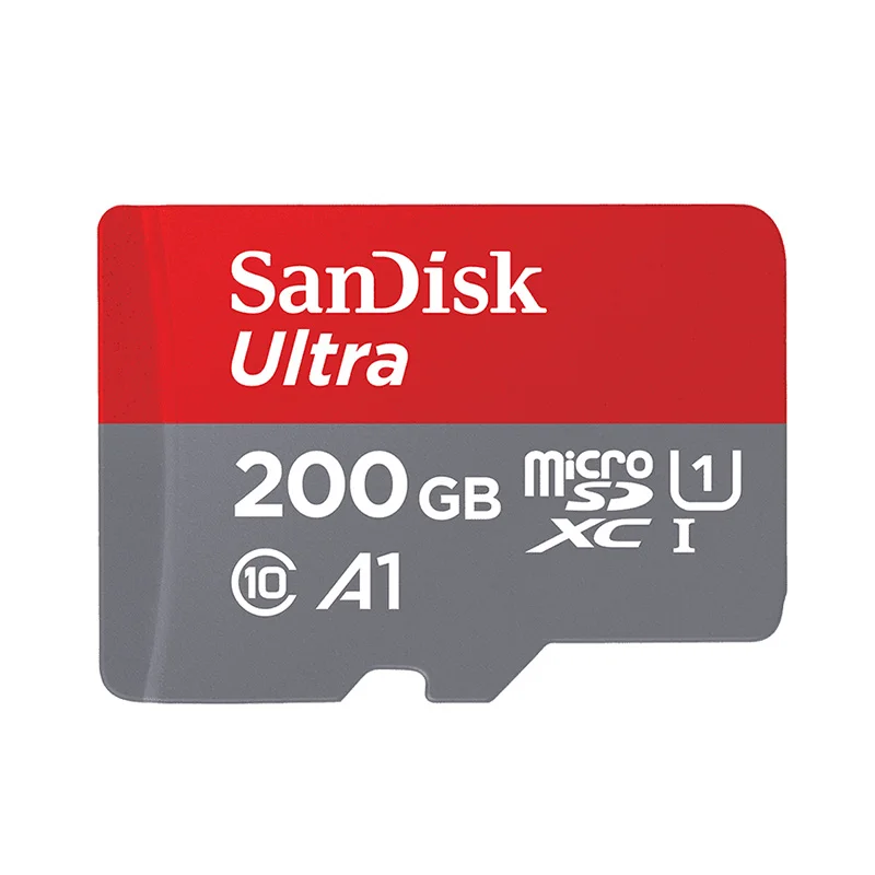 Оригинальная карта памяти SanDisk 8 ГБ 16 ГБ 32 ГБ micro sd карта 64 Гб 128 ГБ 200 ГБ tarjeta microsd 32 Гб 256 Гб 400 Гб mini tf-карта - Емкость: 200GB