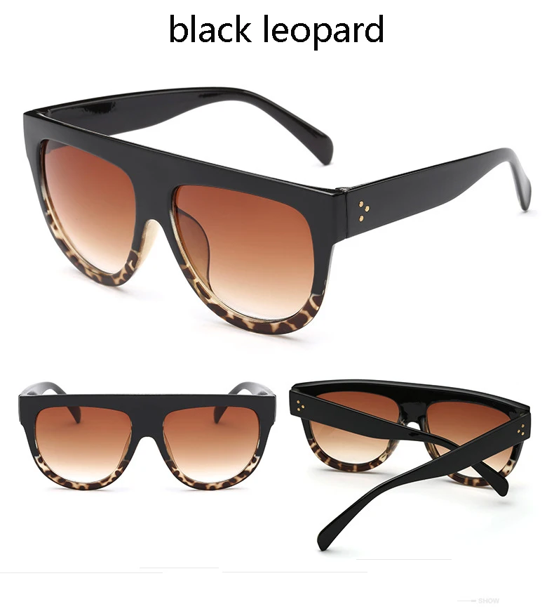 Flat Top Retro Tortoise Shadow Women's Sunglasses HTB1l6DzPXXXXXcLXXXXq6xXFXXXk - Flat Top Retro Tortoise Shadow Women's Sunglasses