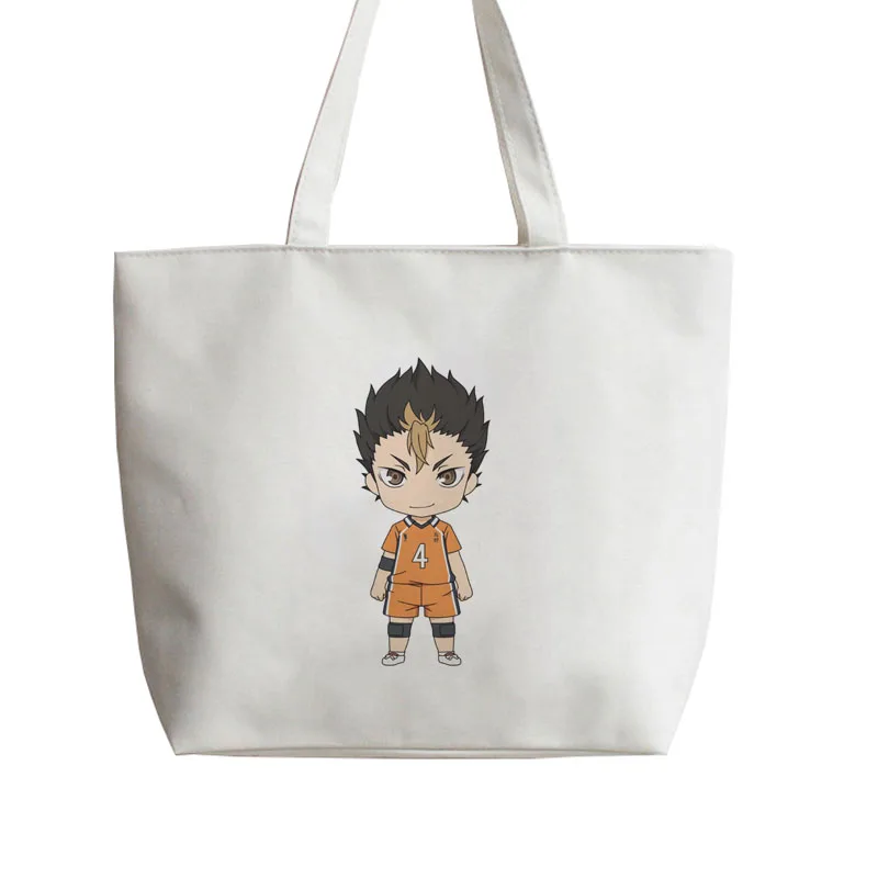 Аниме Karasuno волейбольный клуб старшей школы Haikyuu! Японское аниме Холщовая Сумка