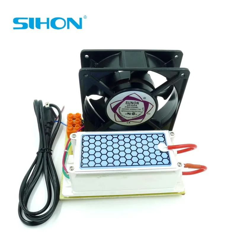 

5000mg/h 110v/220v Ceramic Ozone Plate with Power Supply With Fan Cooling Used for Household