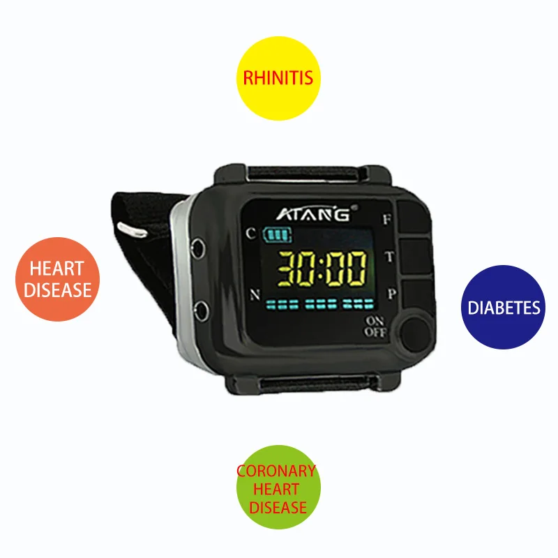 

Infrared Light Laser Therapy Watch Infrared Light for Hypertension Allergic Rhinitis Cholesterol