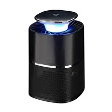 Электронные комаров убийца приманка лампы светодиодный мухобойка комаров ловушки УФ-Light Touch Сенсор Управление DC 5 В USB ночь свет