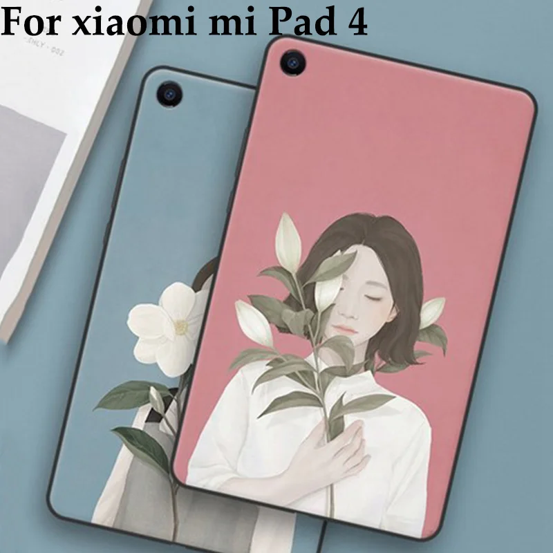 Чехол для xiaomi mi Pad 4 2 шт. мягкие чехлы в литературном стиле Pad4 чехол телефона MiPad4